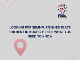 Semi-Furnished Flats for rent in Kochi